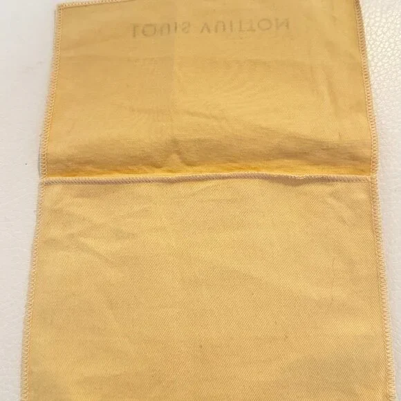 Authentic Louis Vuitton Dust Bag Envelope Flap 7.25" x 5.5" for wallet / belt - Picture 3 of 4